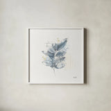 Floresta II by Katie Pertiet. Shown in a crisp white glass frame for a clean and minimalist style. Available as an archival giclee rolled canvas, fine art paper, or poster print. SKU 30008a.