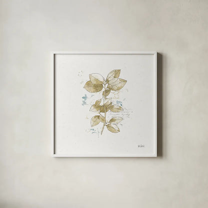 Floresta III by Katie Pertiet. Shown in a crisp white glass frame for a clean and minimalist style. Available as an archival giclee rolled canvas, fine art paper, or poster print. SKU 30009a.