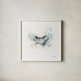 Floresta IV by Katie Pertiet. Shown in a crisp white glass frame for a clean and minimalist style. Available as an archival giclee rolled canvas, fine art paper, or poster print. SKU 30010a.