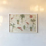 Floridian VI by Katie Pertiet. shown as a paper print in a white frame. Available as a archival giclee rolled canvas, fine art paper, or poster print. SKU 53439i.