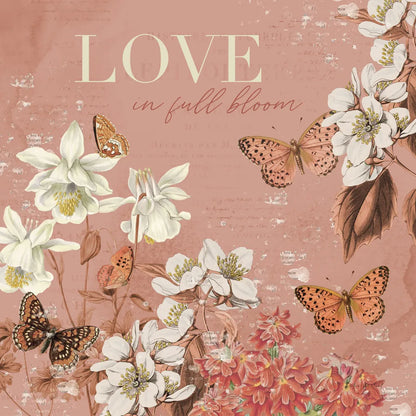 Flutter and Bloom I by Katie Pertiet. SKU 98286a. Archival Giclee Fine art print for wall decor.