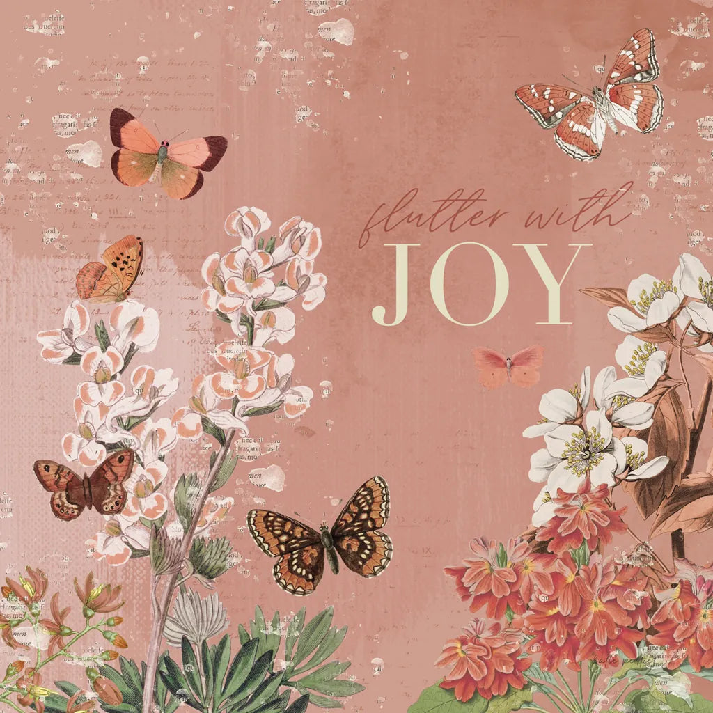 Flutter and Bloom III by Katie Pertiet. SKU 98288a. Archival Giclee Fine art print for wall decor.