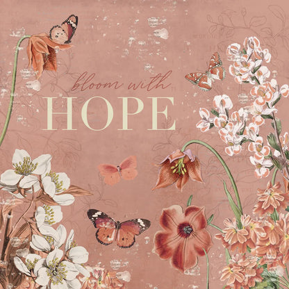 Flutter and Bloom IV by Katie Pertiet. SKU 98289a. Archival Giclee Fine art print for wall decor.