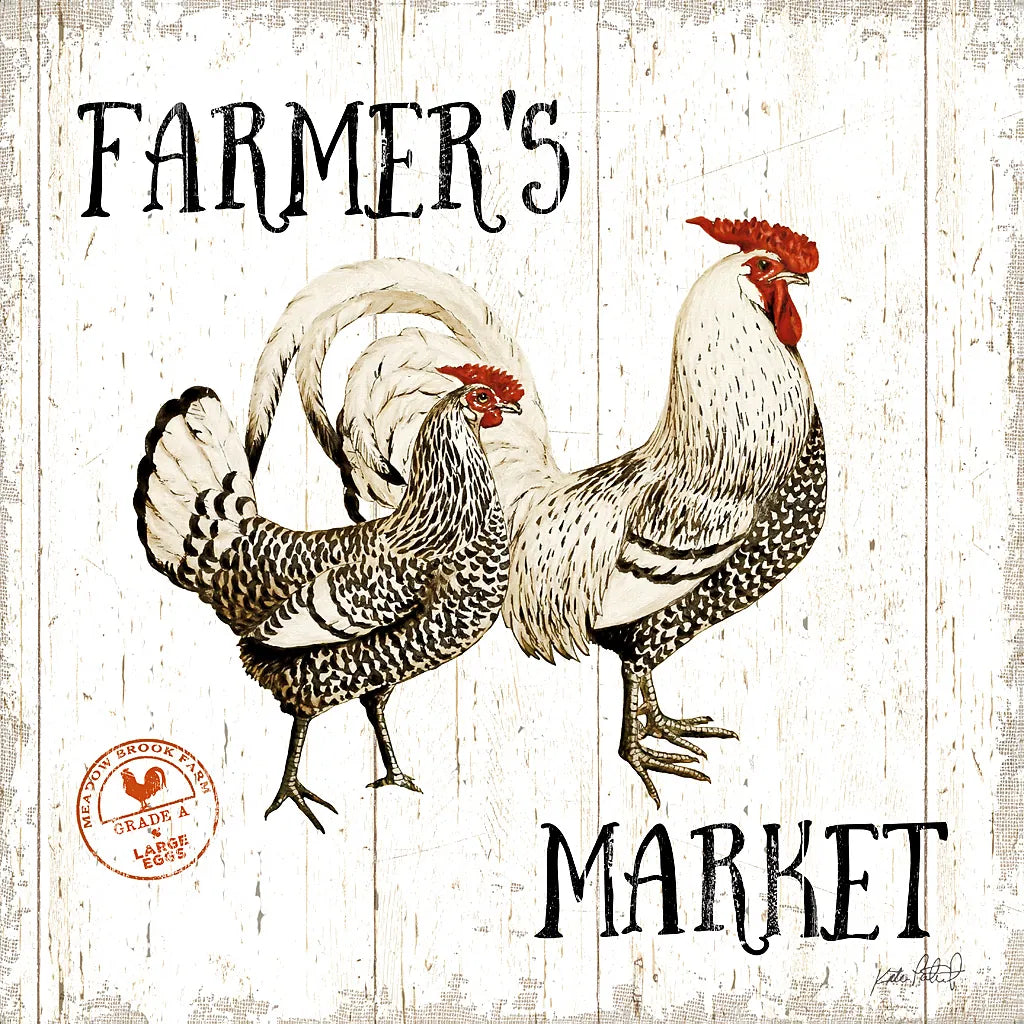 Free Range Fresh II by Katie Pertiet. SKU 47456a. Archival Giclee Fine art print for wall decor.