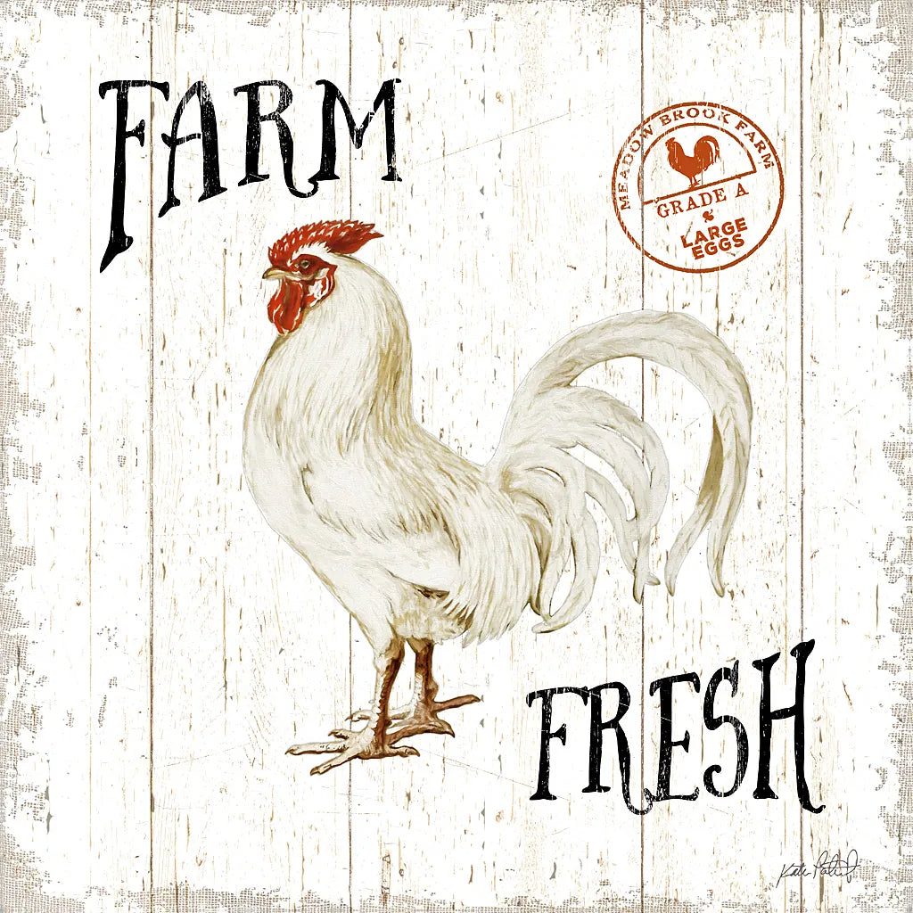 Free Range Fresh III by Katie Pertiet. SKU 47457a. Archival Giclee Fine art print for wall decor.