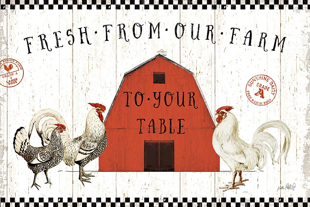 Free Range Fresh VI by Katie Pertiet. SKU 49142i. Archival Giclee Fine art print for wall decor.