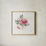 French Romance I by Katie Pertiet. Shown in a natural wood glass frame for a timeless modern aesthetic. Available as an archival giclee rolled canvas, fine art paper, or poster print. SKU 28745a.