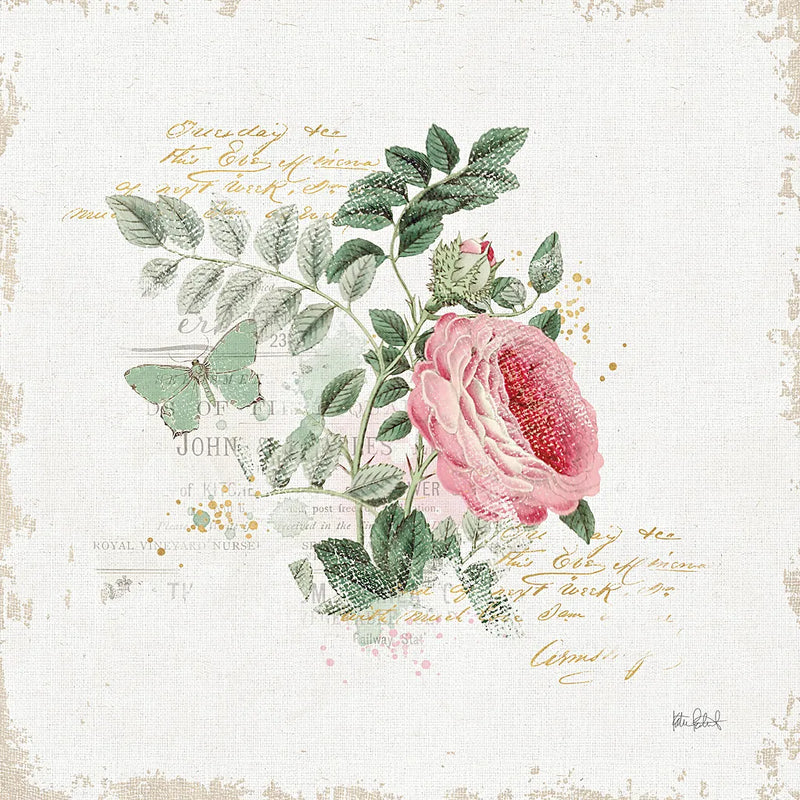 French Romance II by Katie Pertiet. SKU 28746a. Archival Giclee Fine art print for wall decor.