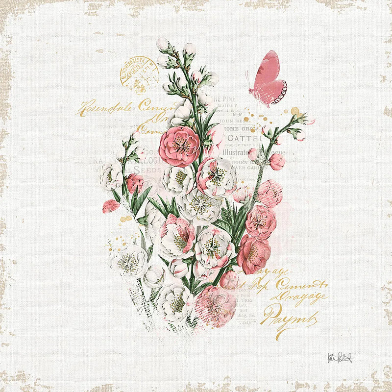 French Romance III by Katie Pertiet. SKU 28747a. Archival Giclee Fine art print for wall decor.