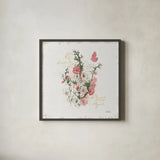 French Romance III by Katie Pertiet. Shown in a sleek black glass frame for a contemporary gallery look. Available as an archival giclee rolled canvas, fine art paper, or poster print. SKU 28747a.