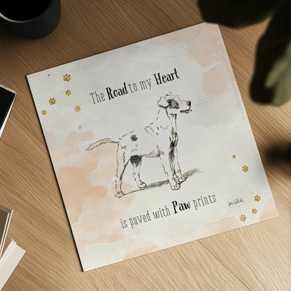 Furry Friends I by Katie Pertiet. Shown as a detailed flat fine art print, highlighting archival giclee quality. Available as an archival giclee rolled canvas, fine art paper, or poster print. SKU 28807a.