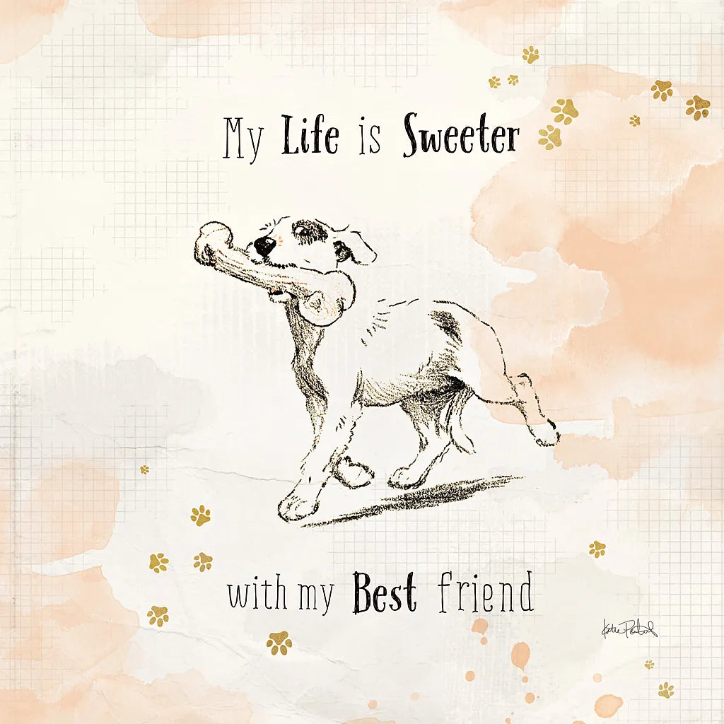 Furry Friends II by Katie Pertiet. SKU 28808a. Archival Giclee Fine art print for wall decor.