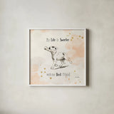 Furry Friends II by Katie Pertiet. Shown in a crisp white glass frame for a clean and minimalist style. Available as an archival giclee rolled canvas, fine art paper, or poster print. SKU 28808a.
