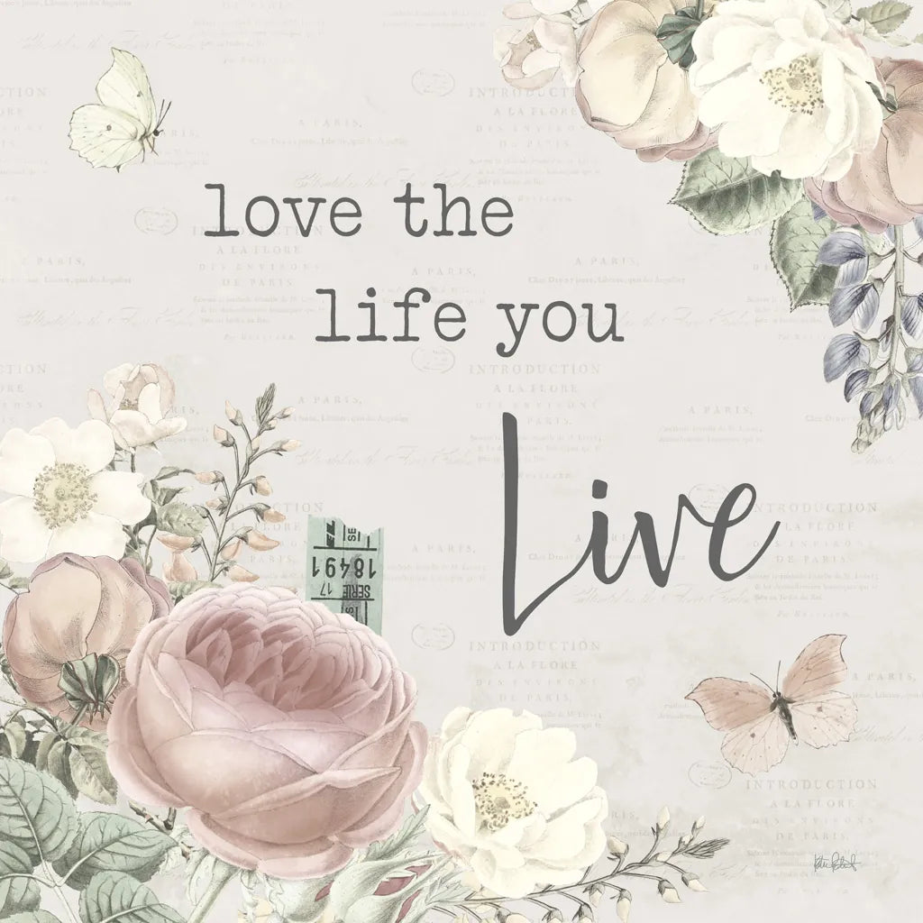 Garden District II Neutral by Katie Pertiet. SKU 68885a. Archival Giclee Fine art print for wall decor.