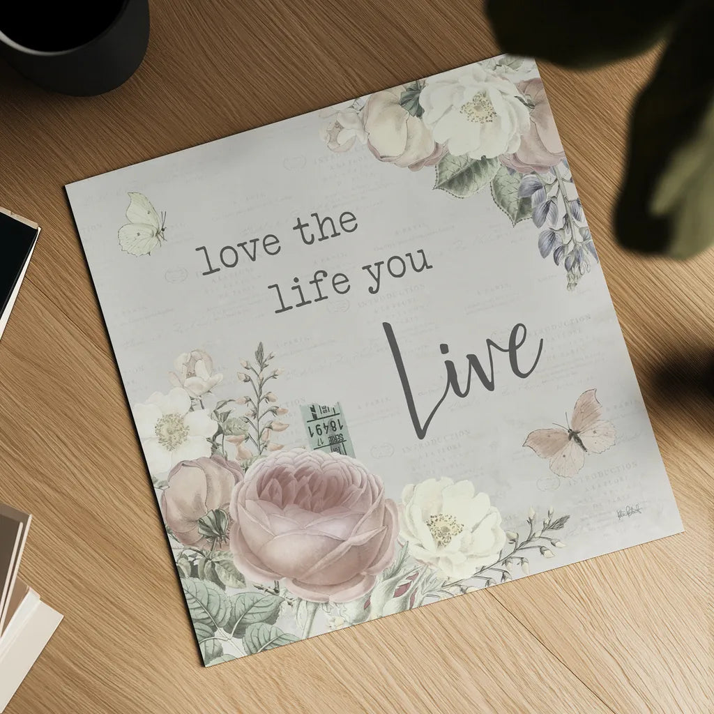 Garden District II Neutral by Katie Pertiet. Shown as a detailed flat fine art print, highlighting archival giclee quality. Available as an archival giclee rolled canvas, fine art paper, or poster print. SKU 68885a.