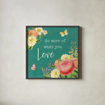 Garden District III by Katie Pertiet. Shown in a sleek black glass frame for a contemporary gallery look. Available as an archival giclee rolled canvas, fine art paper, or poster print. SKU 57626a.