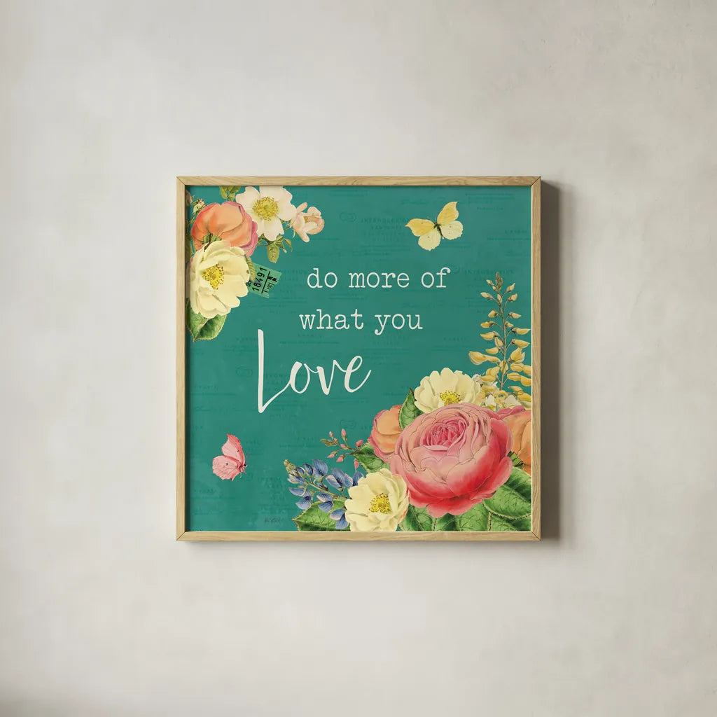 Garden District III by Katie Pertiet. Shown in a natural wood glass frame for a timeless modern aesthetic. Available as an archival giclee rolled canvas, fine art paper, or poster print. SKU 57626a.