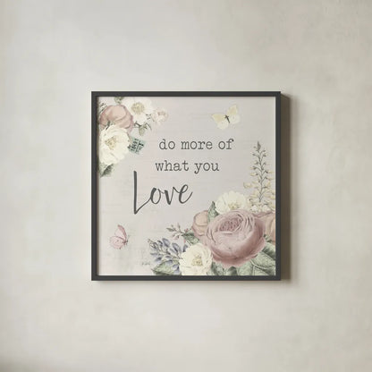 Garden District III Neutral by Katie Pertiet. Shown in a sleek black glass frame for a contemporary gallery look. Available as an archival giclee rolled canvas, fine art paper, or poster print. SKU 68886a.