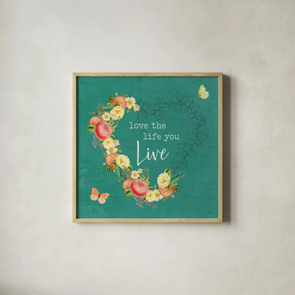 Garden District IV by Katie Pertiet. Shown in a natural wood glass frame for a timeless modern aesthetic. Available as an archival giclee rolled canvas, fine art paper, or poster print. SKU 57627a.