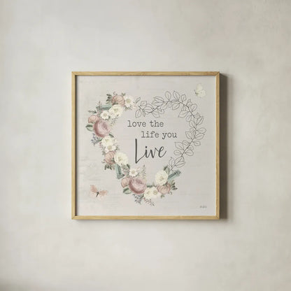 Garden District IV Neutral by Katie Pertiet. Shown in a natural wood glass frame for a timeless modern aesthetic. Available as an archival giclee rolled canvas, fine art paper, or poster print. SKU 68887a.