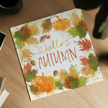 Harvest Splash I by Katie Pertiet. Shown as a detailed flat fine art print, highlighting archival giclee quality. Available as an archival giclee rolled canvas, fine art paper, or poster print. SKU 35214a.