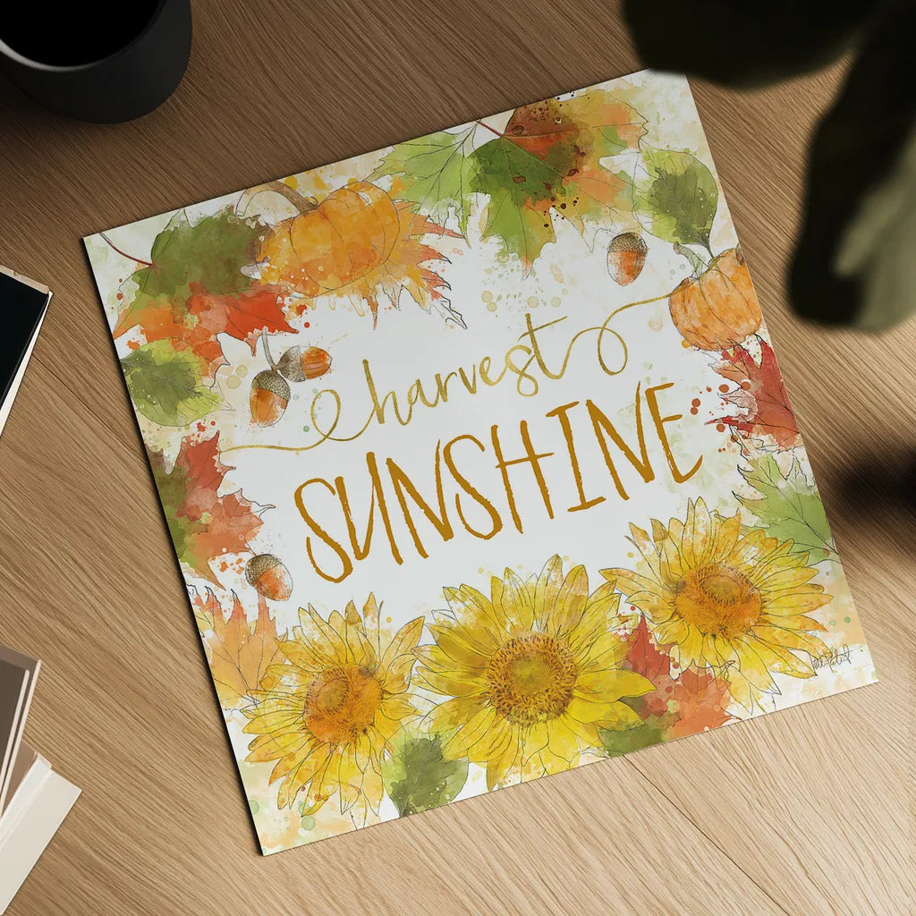 Harvest Splash III by Katie Pertiet. Shown as a detailed flat fine art print, highlighting archival giclee quality. Available as an archival giclee rolled canvas, fine art paper, or poster print. SKU 35216a.