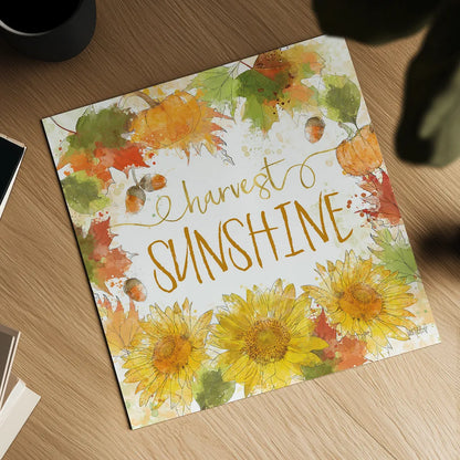 Harvest Splash III by Katie Pertiet. Shown as a detailed flat fine art print, highlighting archival giclee quality. Available as an archival giclee rolled canvas, fine art paper, or poster print. SKU 35216a.