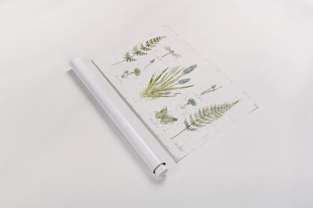 In the Forest I by Katie Pertiet. shown as a rolled paper print. Available as archival giclee rolled canvas, fine art paper, or poster print. SKU 30270i.