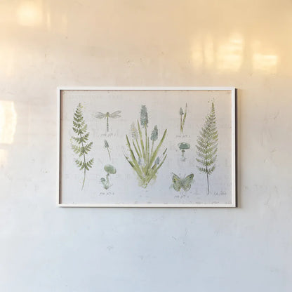 In the Forest I by Katie Pertiet. shown as a paper print in a white frame. Available as a archival giclee rolled canvas, fine art paper, or poster print. SKU 30270i.