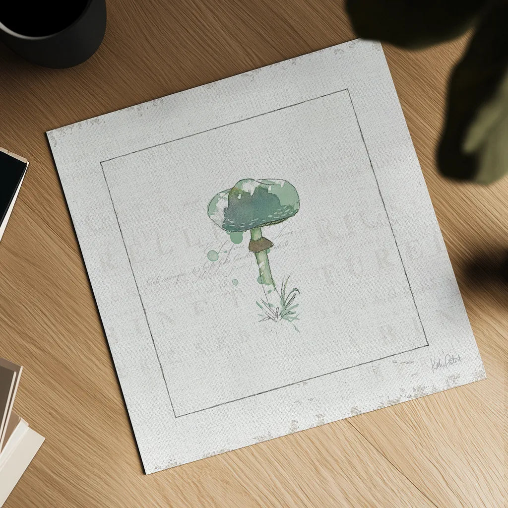 In the Forest II by Katie Pertiet. Shown as a detailed flat fine art print, highlighting archival giclee quality. Available as an archival giclee rolled canvas, fine art paper, or poster print. SKU 30271a.