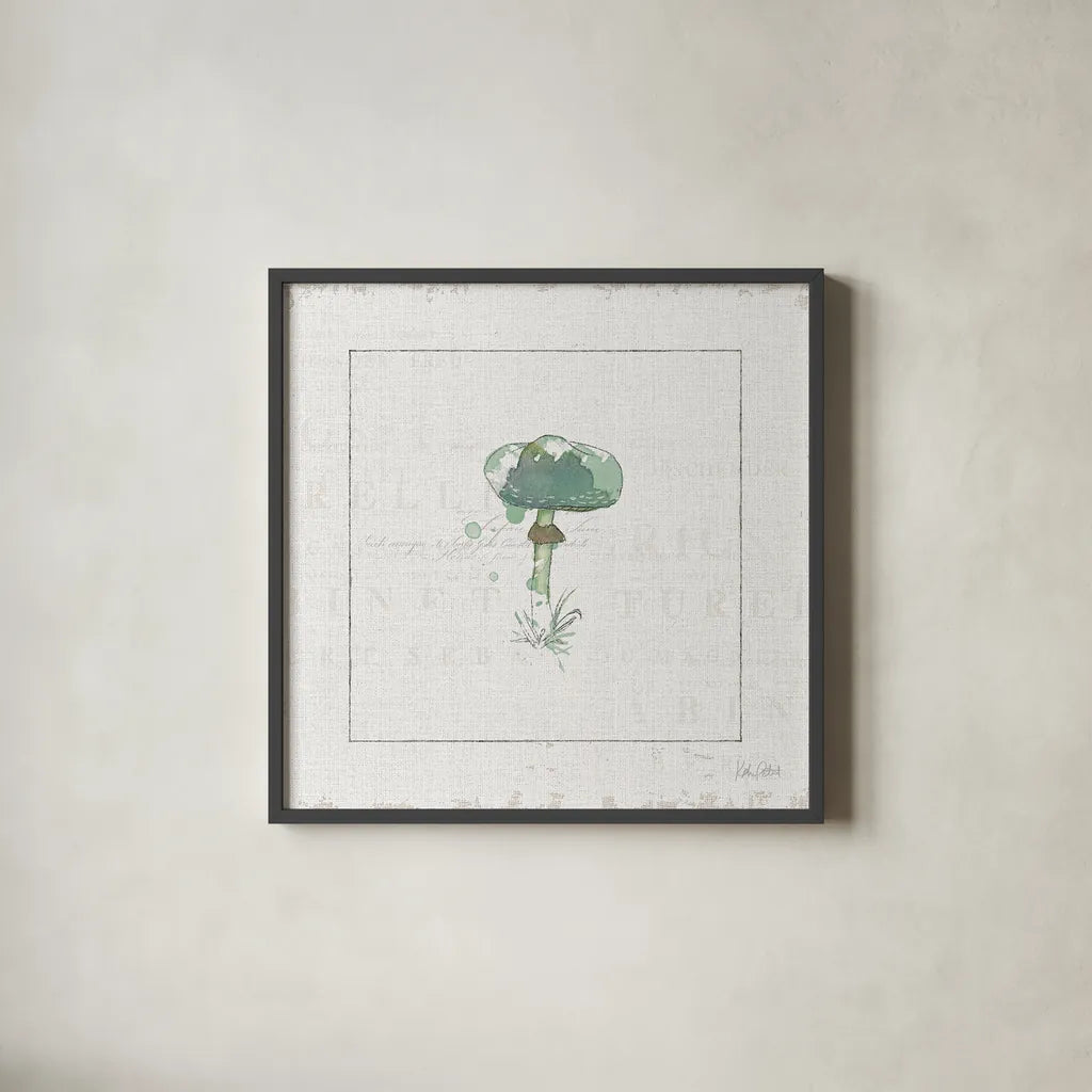 In the Forest II by Katie Pertiet. Shown in a sleek black glass frame for a contemporary gallery look. Available as an archival giclee rolled canvas, fine art paper, or poster print. SKU 30271a.