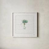 In the Forest II by Katie Pertiet. Shown in a crisp white glass frame for a clean and minimalist style. Available as an archival giclee rolled canvas, fine art paper, or poster print. SKU 30271a.