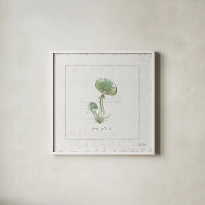 In the Forest III by Katie Pertiet. Shown in a crisp white glass frame for a clean and minimalist style. Available as an archival giclee rolled canvas, fine art paper, or poster print. SKU 30272a.