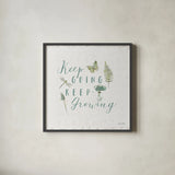 In the Forest V by Katie Pertiet. Shown in a sleek black glass frame for a contemporary gallery look. Available as an archival giclee rolled canvas, fine art paper, or poster print. SKU 30274a.