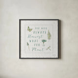 In the Forest V Harvest by Katie Pertiet. Shown in a sleek black glass frame for a contemporary gallery look. Available as an archival giclee rolled canvas, fine art paper, or poster print. SKU 43896a.