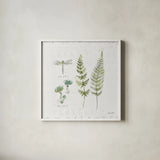 In the Forest VI by Katie Pertiet. Shown in a crisp white glass frame for a clean and minimalist style. Available as an archival giclee rolled canvas, fine art paper, or poster print. SKU 30275a.