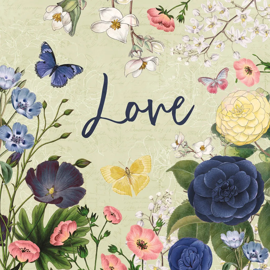 Indigo Garden V by Katie Pertiet. SKU 94953a. Archival Giclee Fine art print for wall decor.