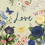 Indigo Garden V by Katie Pertiet. SKU 94953a. Archival Giclee Fine art print for wall decor.