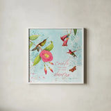 Kaleidoscope II by Katie Pertiet. Shown in a crisp white glass frame for a clean and minimalist style. Available as an archival giclee rolled canvas, fine art paper, or poster print. SKU 91799a.