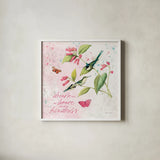 Kaleidoscope III by Katie Pertiet. Shown in a crisp white glass frame for a clean and minimalist style. Available as an archival giclee rolled canvas, fine art paper, or poster print. SKU 91800a.