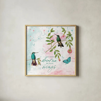 Kaleidoscope IV by Katie Pertiet. Shown in a natural wood glass frame for a timeless modern aesthetic. Available as an archival giclee rolled canvas, fine art paper, or poster print. SKU 91801a.