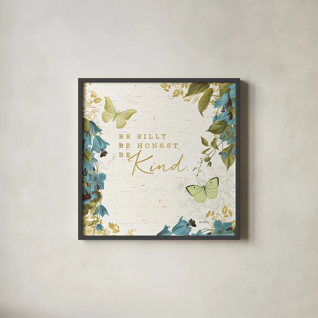 Light Thoughts I by Katie Pertiet. Shown in a sleek black glass frame for a contemporary gallery look. Available as an archival giclee rolled canvas, fine art paper, or poster print. SKU 31817a.