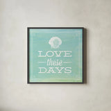 Love these Days by Katie Pertiet. Shown in a sleek black glass frame for a contemporary gallery look. Available as an archival giclee rolled canvas, fine art paper, or poster print. SKU 52924a.
