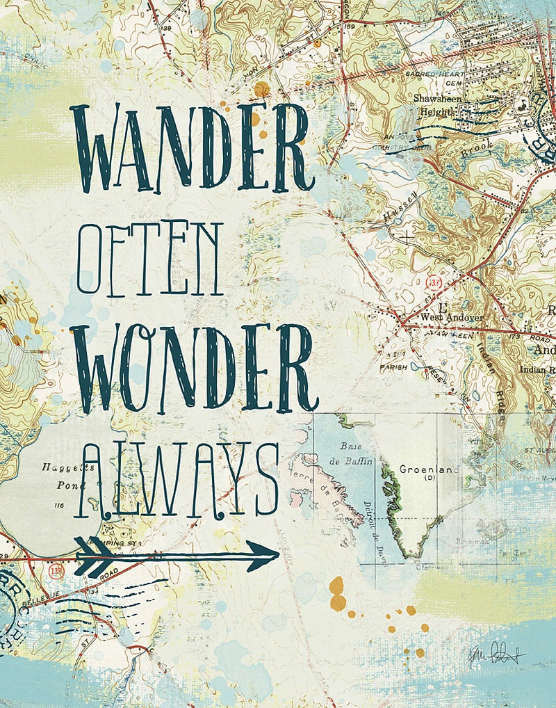 Map Sentiments V by Katie Pertiet