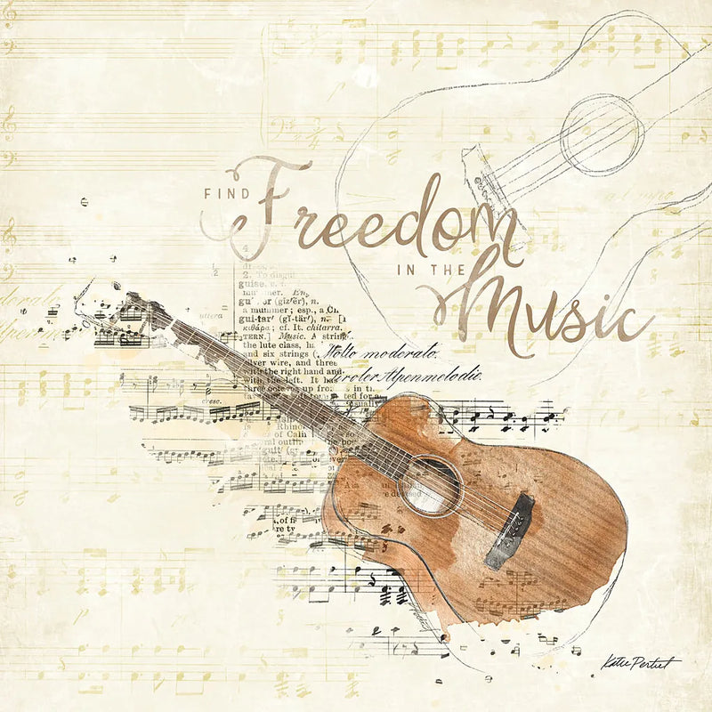 Musical Gift IV by Katie Pertiet. SKU 18621a. Archival Giclee Fine art print for wall decor.