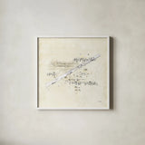Musical Gift V by Katie Pertiet. Shown in a crisp white glass frame for a clean and minimalist style. Available as an archival giclee rolled canvas, fine art paper, or poster print. SKU 58451a.