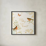 Natures Wisdom II by Katie Pertiet. Shown in a sleek black glass frame for a contemporary gallery look. Available as an archival giclee rolled canvas, fine art paper, or poster print. SKU 33552a.