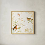 Natures Wisdom II by Katie Pertiet. Shown in a natural wood glass frame for a timeless modern aesthetic. Available as an archival giclee rolled canvas, fine art paper, or poster print. SKU 33552a.