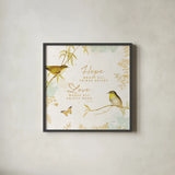 Natures Wisdom IV by Katie Pertiet. Shown in a sleek black glass frame for a contemporary gallery look. Available as an archival giclee rolled canvas, fine art paper, or poster print. SKU 33554a.