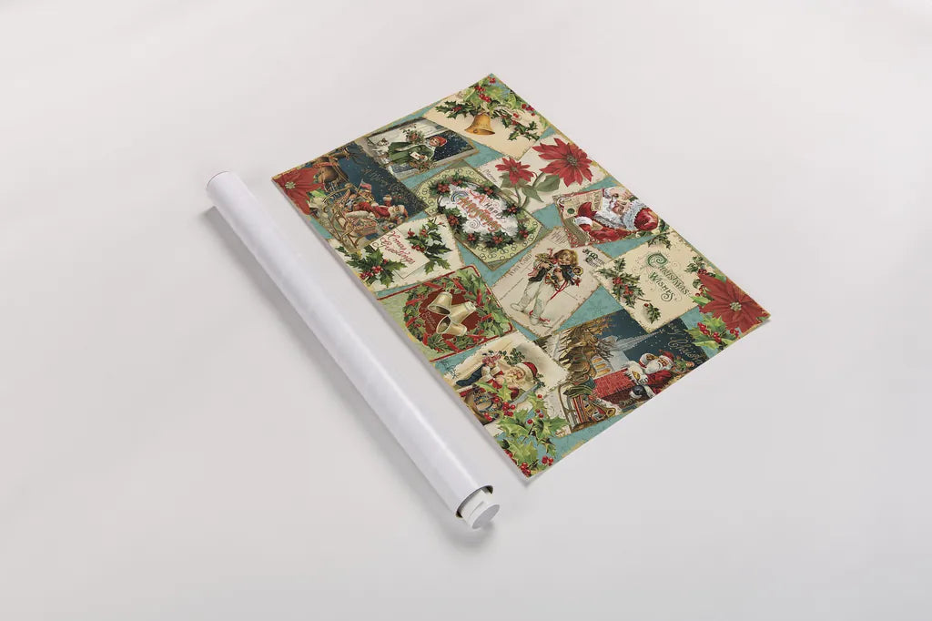 Nostalgic Holiday I by Katie Pertiet. shown as a rolled paper print. Available as archival giclee rolled canvas, fine art paper, or poster print. SKU 48939i.